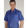 CAMISA MANGA CORTA 2 BOLSILLOS TERGAL AZULINA 44
