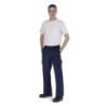 PANTALON CON GOMA SANFOR MARINO ALGODON 56