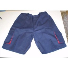 BERMUDA MULTIBOLSILLOS CARGO AZUL 46