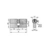 CILINDRO MONOBLOCK DE 60 30X30 LTD. Y53030LT