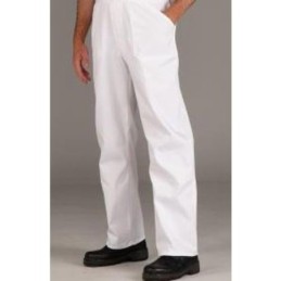 PANTALON CON GOMA MULTIBOLSILLOS TERGAL BLANCO 50