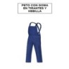 PETO TRABAJO TERGAL AZULINA TIRANTES Y HEBILLA 54