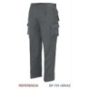 PANTALON MULTIBOLSILLOS C/REFUERZO GRIS L9000 T-58