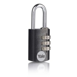 CANDADO COMBIN. ALUM. 40MM. NEGRO YE3CB/38/131/BK