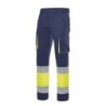 PANTALON STRETCH A.V. AZUL MAR/AMA.FLUOR T- L