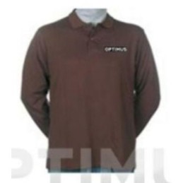 POLO MANGA LARGA OPTIMUS MARRON XXXL