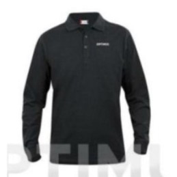 POLO MANGA LARGA OPTIMUS ANTRACITA XL