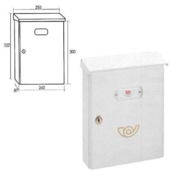 BUZON COLONIA 10 BLANCO 02210
