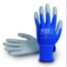 GUANTE NYLON AZUL POLIURETANO GRIS 500AZ URETAN-7