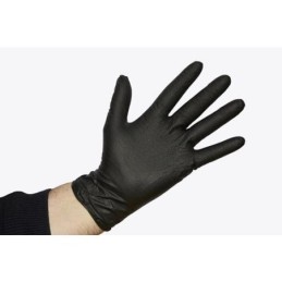 GUANTE ONDULADO JUMBO NEGRO - TALLA S