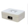 CAJA CAUDALES COMBINACION LOCK BLANCA 25X18X9CM