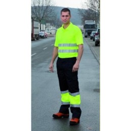 PANTALON ALTA VISIBILIDAD KRETA MARINO/AMARILLO S