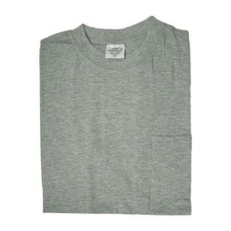 CAMISETA CON BOLSILLO GRIS 633 L