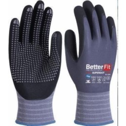 GUANTE NITRILO BETTERFIT SUPERDOT BL-008 T-8