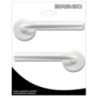JUEGO ROSETA L CURVA 575 BLANCO INOX (BL.) 17243
