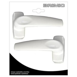 JUEGO MANILLA 6802 ALUMINIO BLANCO (BL.) 17083