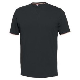 CAMISETA RAPALLO 100% COTONE NEGRO 8182 T-S