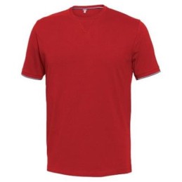 CAMISETA RAPALLO 100% COTONE ROJO 8182 T-3XL