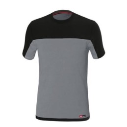 CAMISETA STRETCH GRIS/NEGRO 8772 T-M