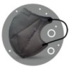 MASCARILLA REUTILIZABLE ERGONATURAL GRIS (BL-2UN)