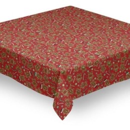 MANTEL CONFECCIONADO PVC NAVIDAD 5 140X140CM