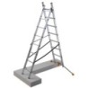 ESCALERA HOBBYLOT COMBI 2 TRAMOS 9 PELDAÑOS 1412