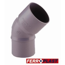 CODO PVC GRIS MCH.-HM. 45º 110 MM. 205299