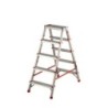 TABURETE ALUMINIO DOBLE SUBIDA 4 PELDAÑOS BA230