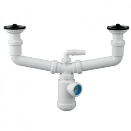 SIFON DOBLE EXTERIOR S-40 1 1/2X70 05078