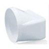 EMPALME MIXTO TUBO EXTRACCION PVC 150X75-Ø120MM.
