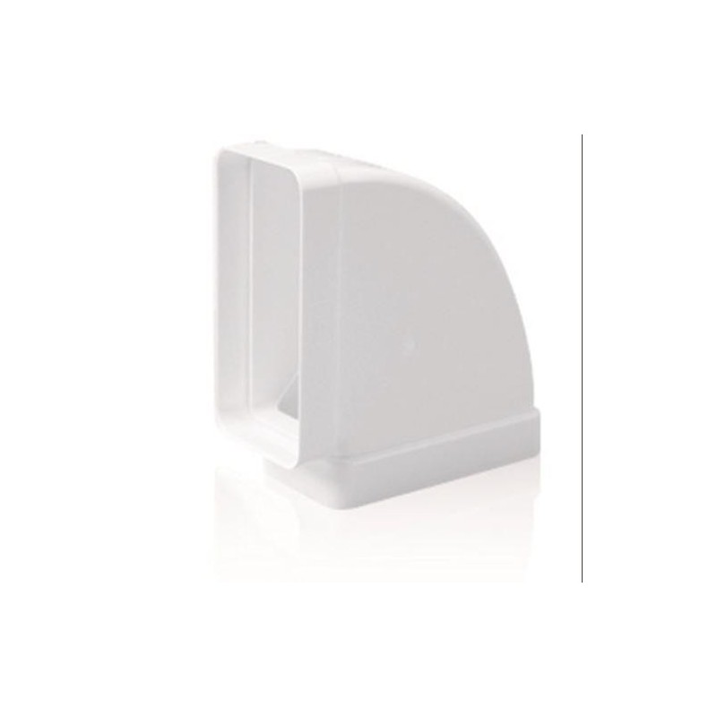 CODO RECT.HORIZ. TUBO EXTRACCION PVC 90º 150X75MM