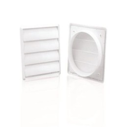 VENTANILLA REJILLA TUBO EXTRACCION PVC EXT. Ø120MM