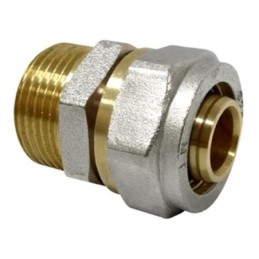 ENLACE RECTO ROSCA MACHO MULTICAPA DN20X1/2