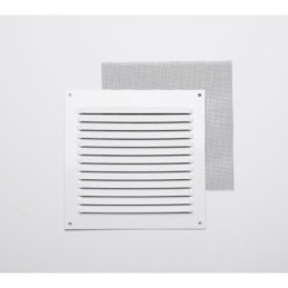 REJILLA S/B 0,8 C/MOSQ. LACADO BLANCO 15X15 002783