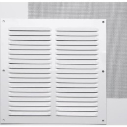 REJILLA S/B 0,8 C/MOSQ. LACADO BLANCO 20X20 002752