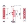 CERRADURA PUERTA METALICA 5554/14 LINCE