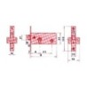 CERRADURA PUERTA METALICA 5557/60 LN LINCE