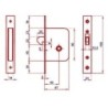 CERRADURA EMBUTIR 5490/40 LP LINCE