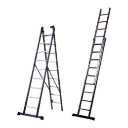 ESCALERA AL. INDUSTRIAL 2 TRAMOS DE 9 PELDAÑOS