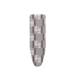 FUNDA PLANCHA MULETON LOGOS GRIS 130X48 FUR003