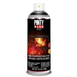 PINTURA SPRAY ANTICALORICA PINTYPLUS TECH NEGRO