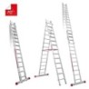 ESCALERA MULTIUSO DE DOS TRAMOS CON 14 PELDAÑOS