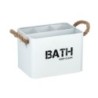 CESTA DE BAÑO CON COMPARTIMENTOS GARA BLANCO 23700