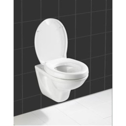TAPA WC C/ALZADOR 5 CM. Y CAIDA LENTA COMFORT