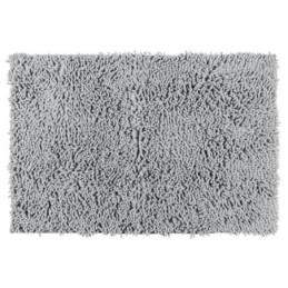 ALFOMBRA DE BAÑO CHENILLE, GRIS CLARO 23105