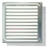 REJILLA CON MOSQUITERA 17X17 CM. ALUMINIO B73025A