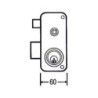 CERRADURA SOBREPONER 2556 BP 60 DCHA. MCM