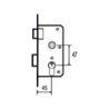CERRADURA EMBUTIR 1501-2 45 MCM