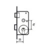 CERRADURA EMBUTIR 1501-2P 45 MCM