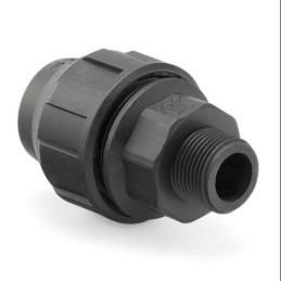 ENLACE MIXTO ROSCA MACHO PP PARA PE 32MM-1'